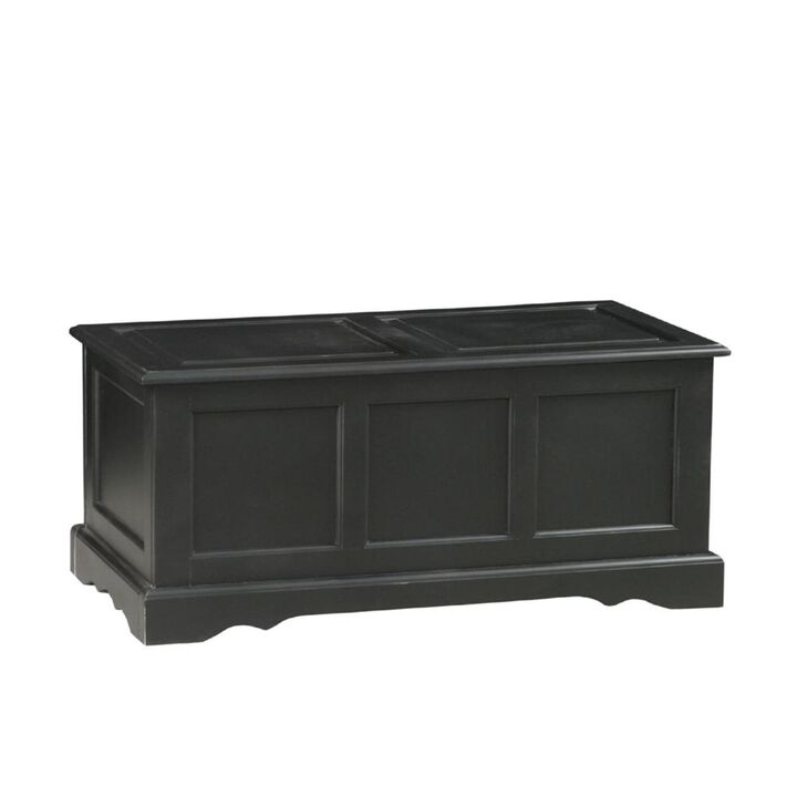 Carolina Living Camden Blanket Chest - Antique Black