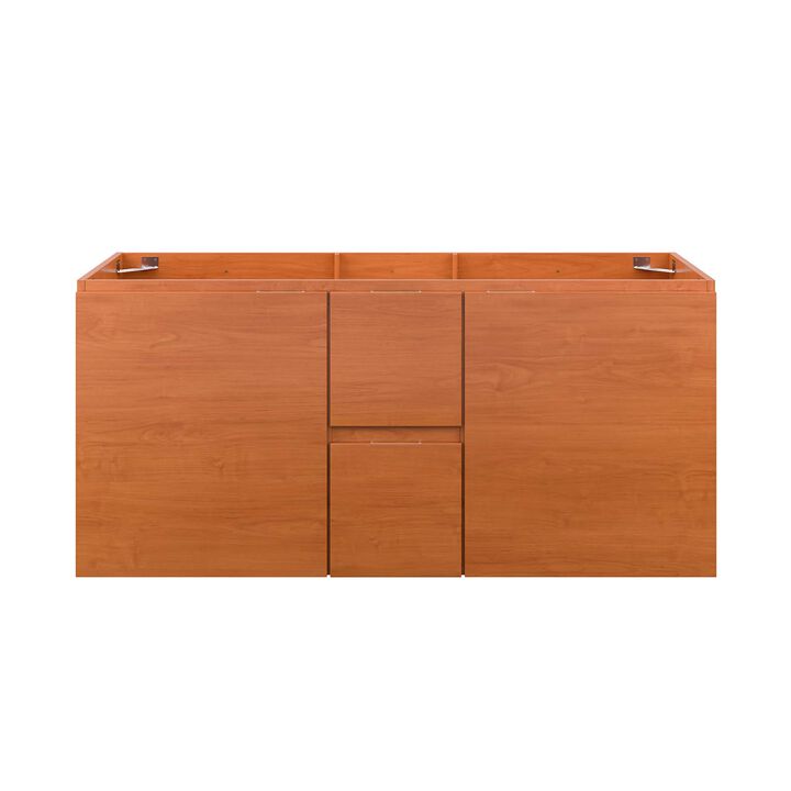 Scenic 48" Double Wall-Mount Bathroom Vanity Cabinet