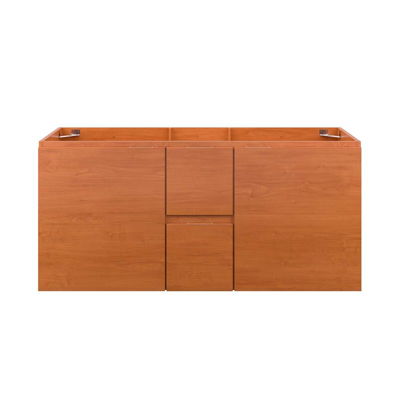 Scenic 48" Double Wall-Mount Bathroom Vanity Cabinet
