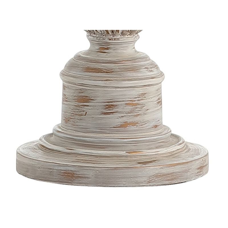 Regent Rustic Resin LED Table Lamp