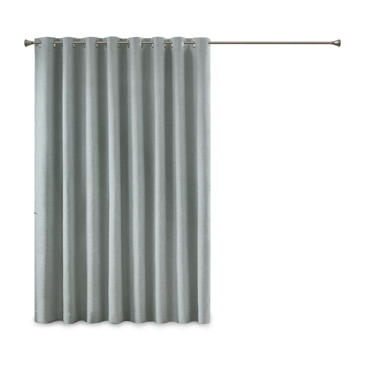Gracie Mills Tamsin Printed Heathered Blackout Grommet Top Curtain Panel