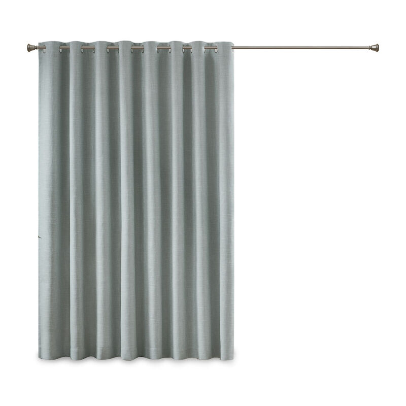Gracie Mills Tamsin Printed Heathered Blackout Grommet Top Curtain Panel