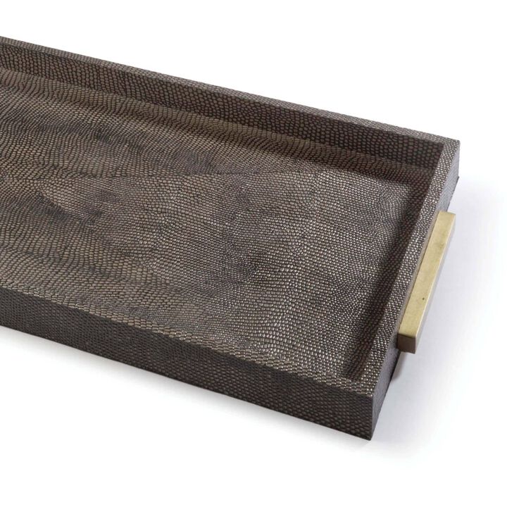Rectangle Shagreen Boutique Tray