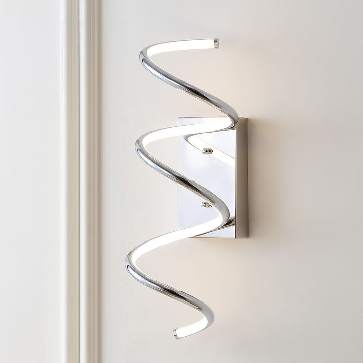 Scribble Modern Metal Integrated LED Vanity Light Sconce