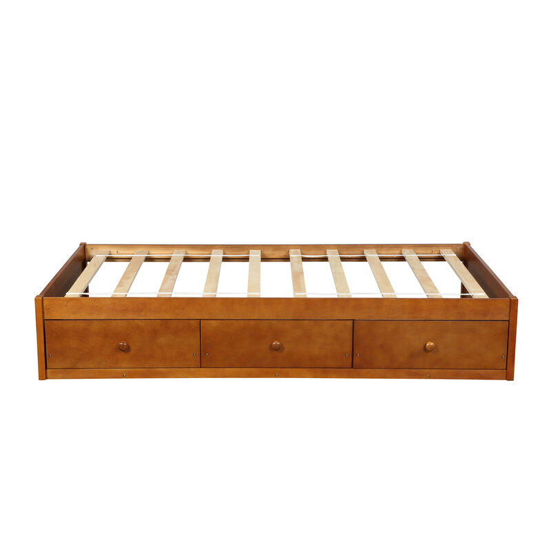 Merax Platform Bed with 3 Storage Drawers