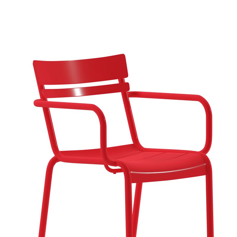 Metal Colorful Restaurant Chairs