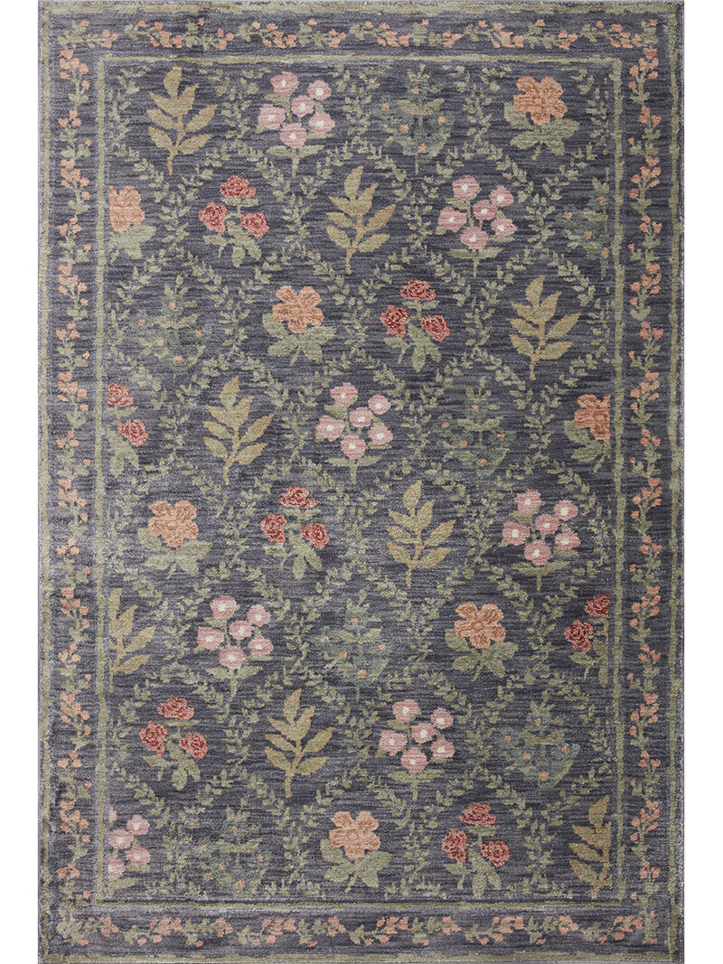 Fiore FIO04 Charcoal 5' x 7'10" Rug