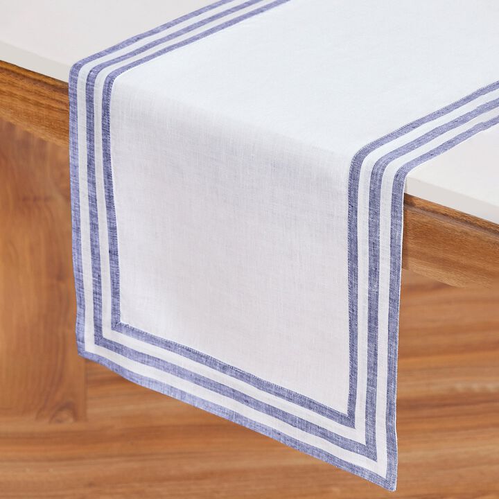 Solino Home 100% Pure Linen Table Runner | Mila