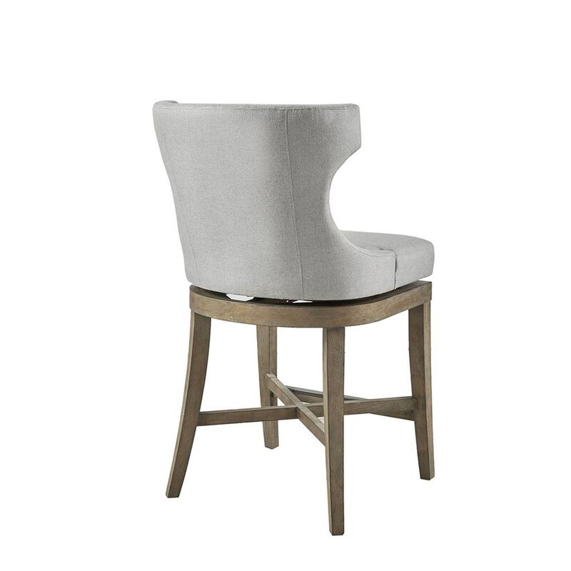 Belen Kox Rustic Elegance Wingback Swivel Stool, Belen Kox