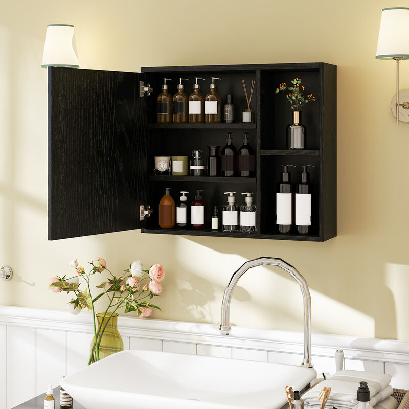 Bathroom Medicine Cabinet with Single Mirror Door