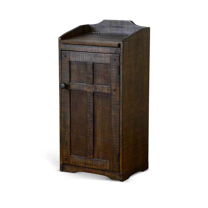 Sunny Designs Wood House Trash Box