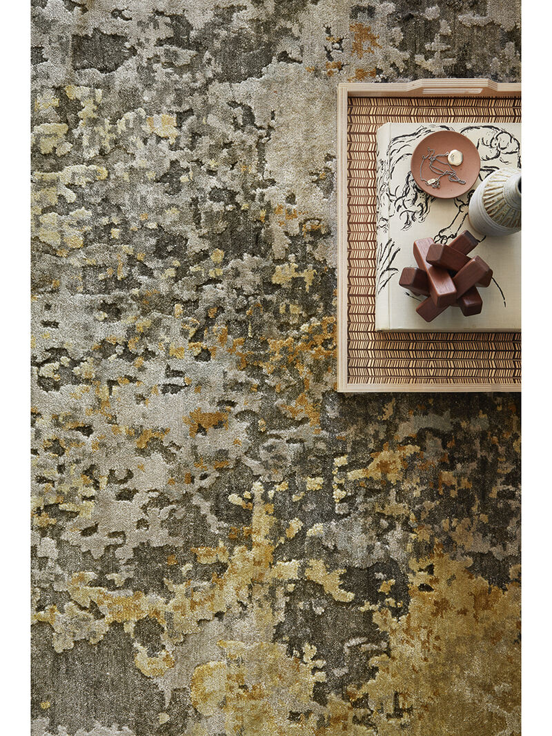 Elixir EH07 Grey/Peridot 5'6" x 8'6" Rug