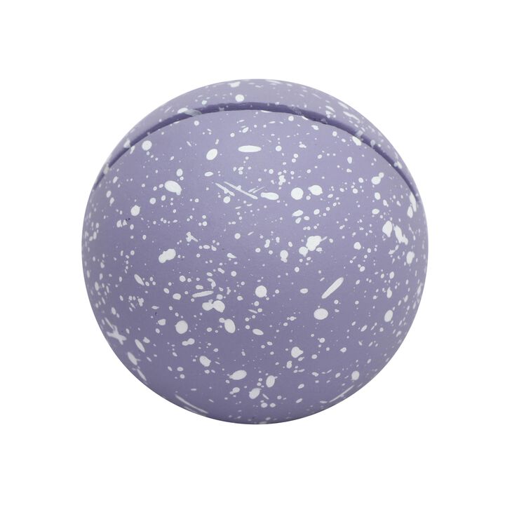 Gabby Speckled Black Round Card Holder - Set of 4