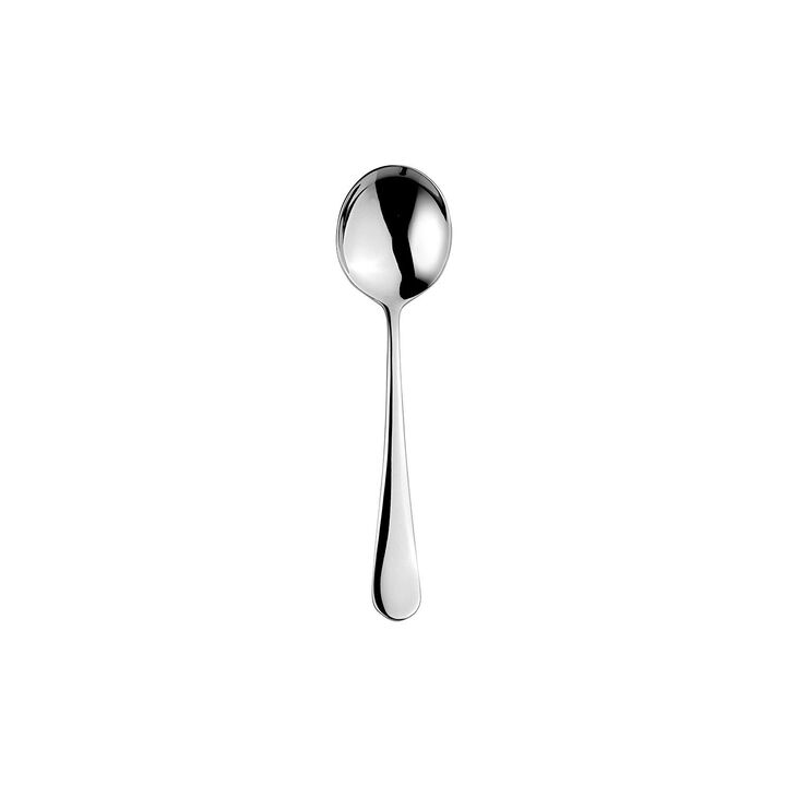 Flatware Arcade 6.75"  Silver Stainless Steel Soup/Bouillon Spoon 18/10 (Set of 12)