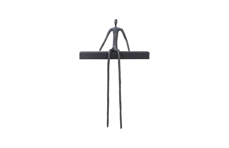 Moveable Man on Short Shelf Sitting A