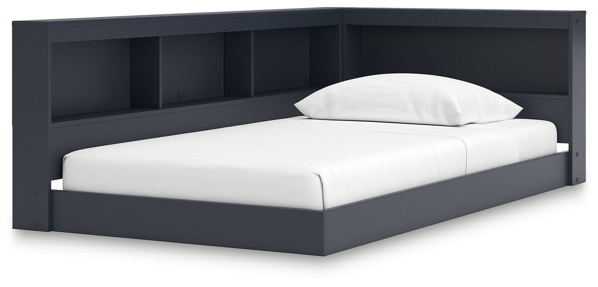 Twin Bookcase Storage Bed