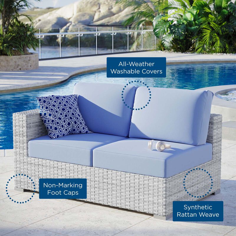 Modway - Convene Outdoor Patio Left-Arm Loveseat