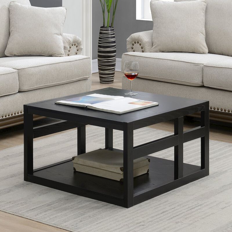 Convenience Concepts Monterey Square Coffee Table with Shelf