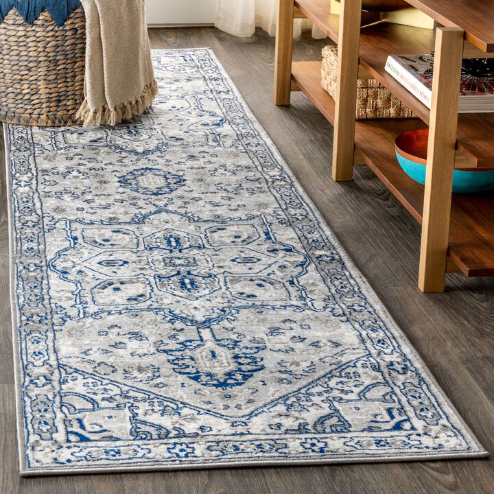 Modern Persian Vintage Medallion Area Rug