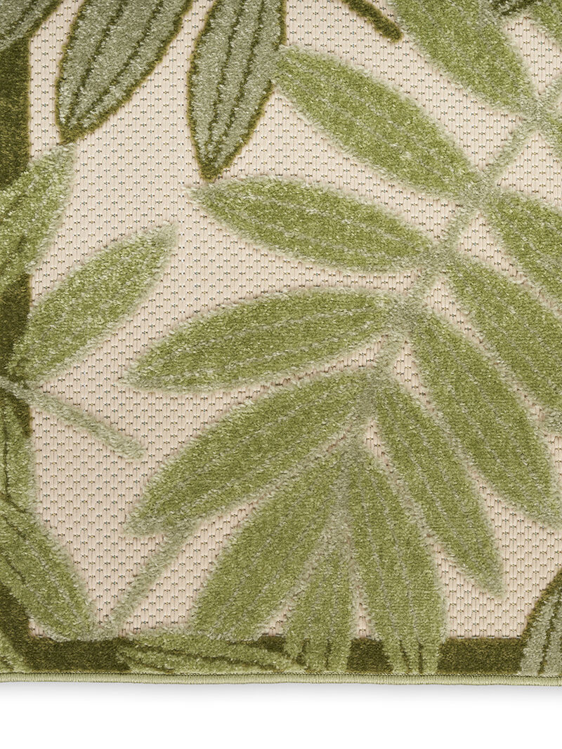 Aloha ALH18 Ivory/Green 9' x 12' Rug