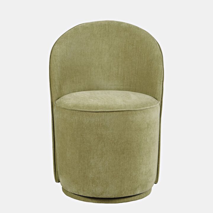Jofran Landon Mid-Century Modern Upholstered Swivel Dining Chair (Set of 2)