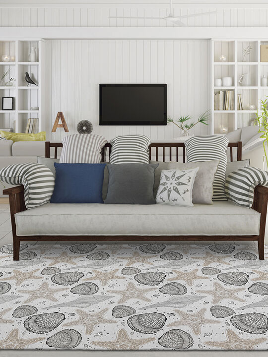 Seabreeze SZ4 Silver 8' x 10' Rug