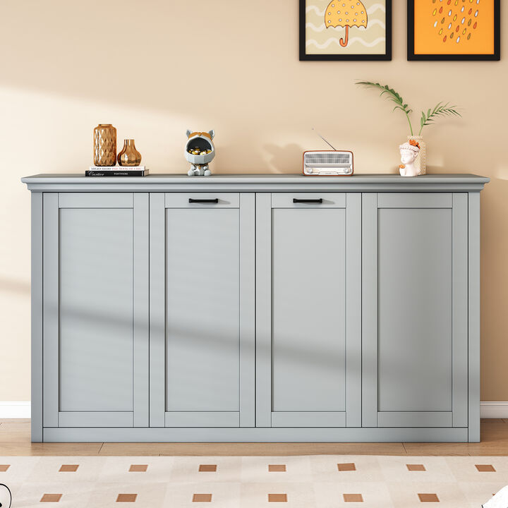 Merax Folding Cabinet Murphy Bed