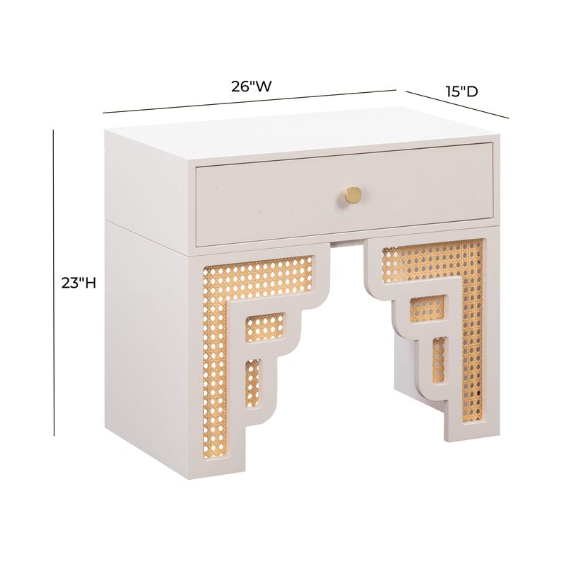 Suzie Rattan Nightstand