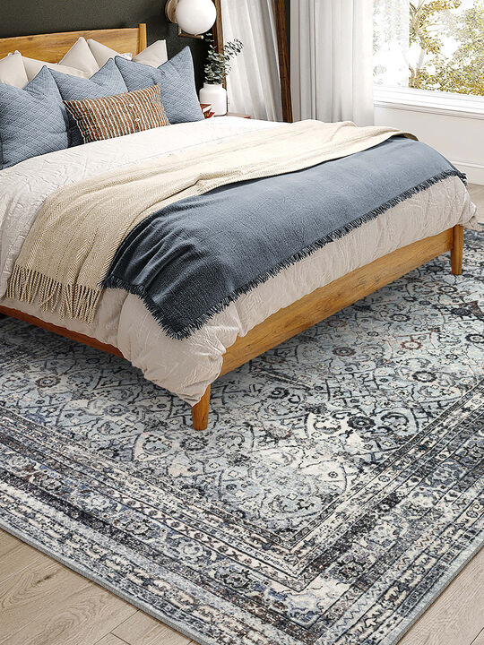 Jericho JC7 Pewter 10' x 14' Rug