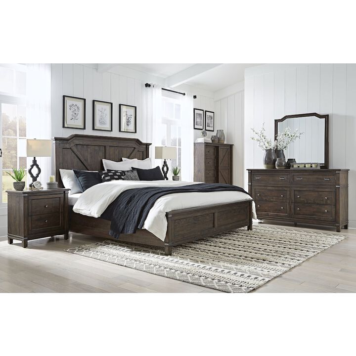 Farmwood 2-Drawer Nightstand - Whiskey Barrell