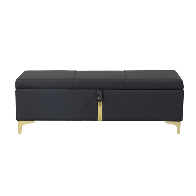 Merax Platform Bed and Storage Ottoman 2-Piece Bedroom Sets