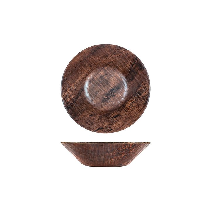 Turgla Composite dia.10.5" h:3" 2.35 qt. Round Brown Composite Bowl