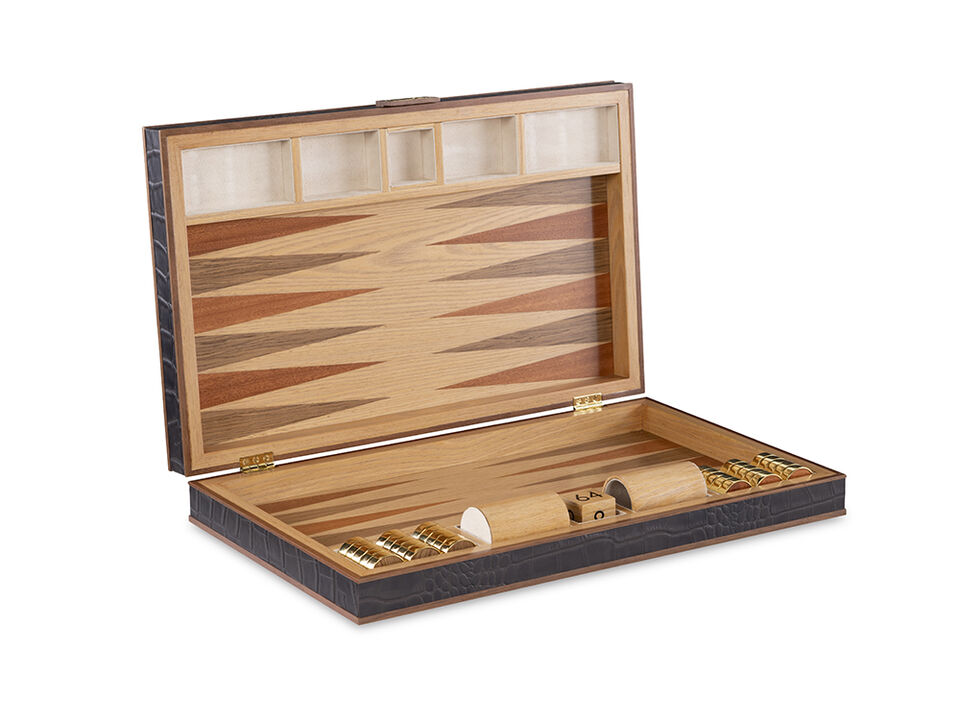 Brown Leather Game Board