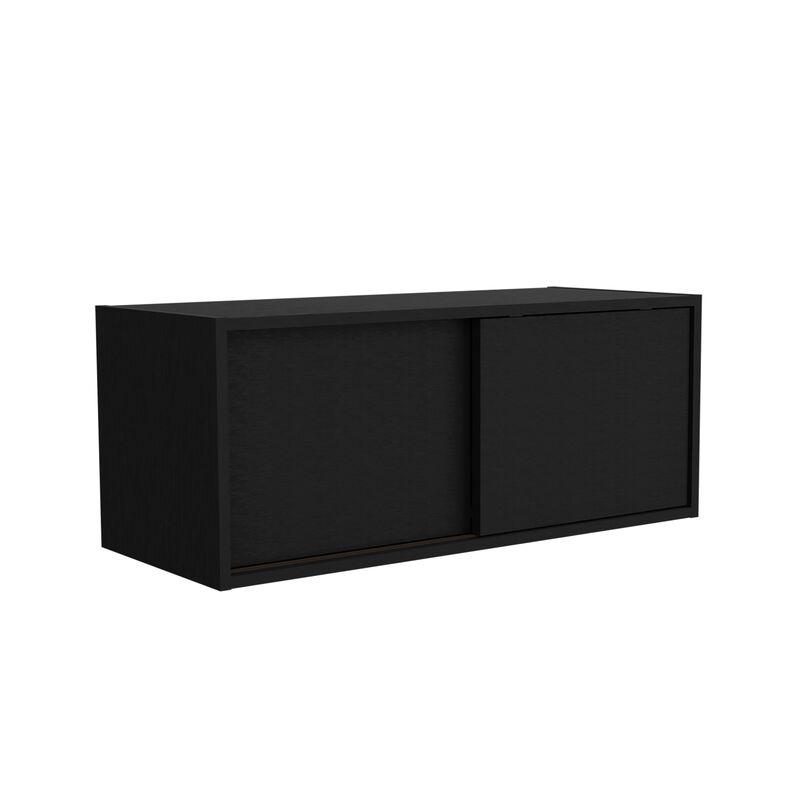 Slana Wall Cabinet 13" H, 2 Sliding doors, 1 Shelf, White