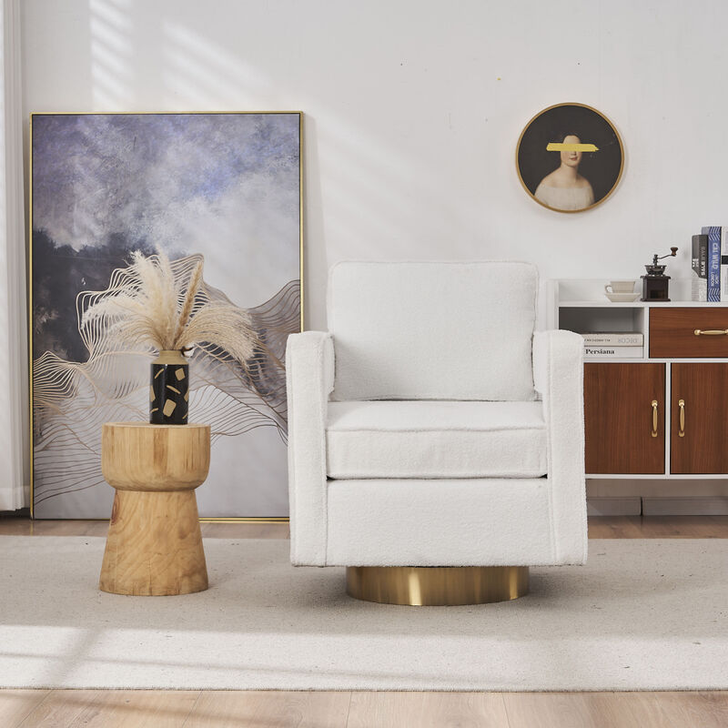 Modern 360 Degree Swivel Chair for Living Room