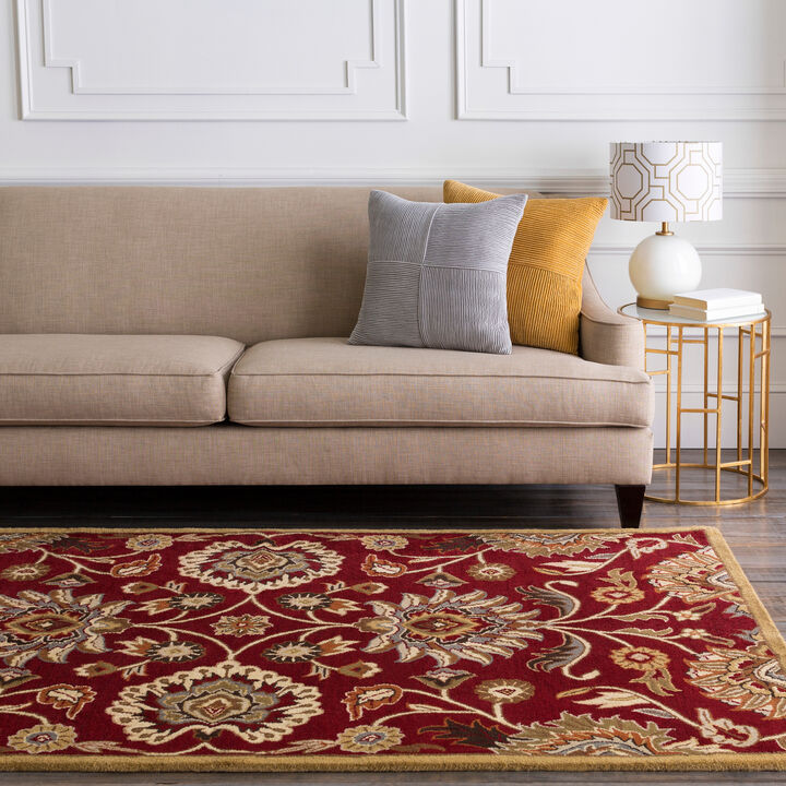 Caesar CAE-1192 9' x 12' Red Rug