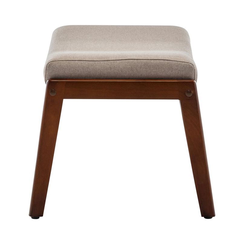 Convenience Concepts Designs4Comfort Natalie Accent Ottoman Stool Sandy Beige