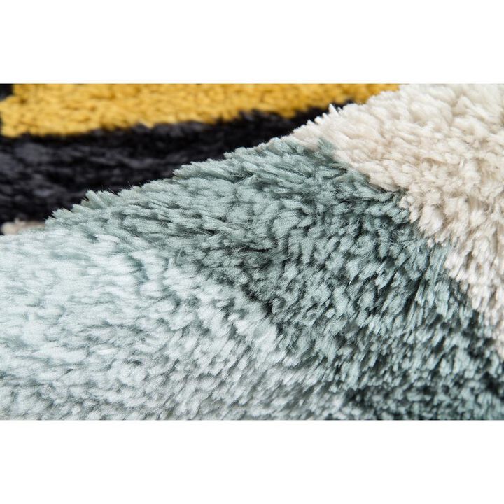 Novogratz Modern Rectangle Area Rug, Blue, 7'6 X 9'6