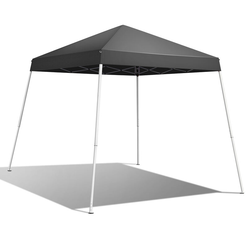 Pop-Up Canopy Tent with Slant Legs, Portable Outdoor Gazebo with Carry Bag