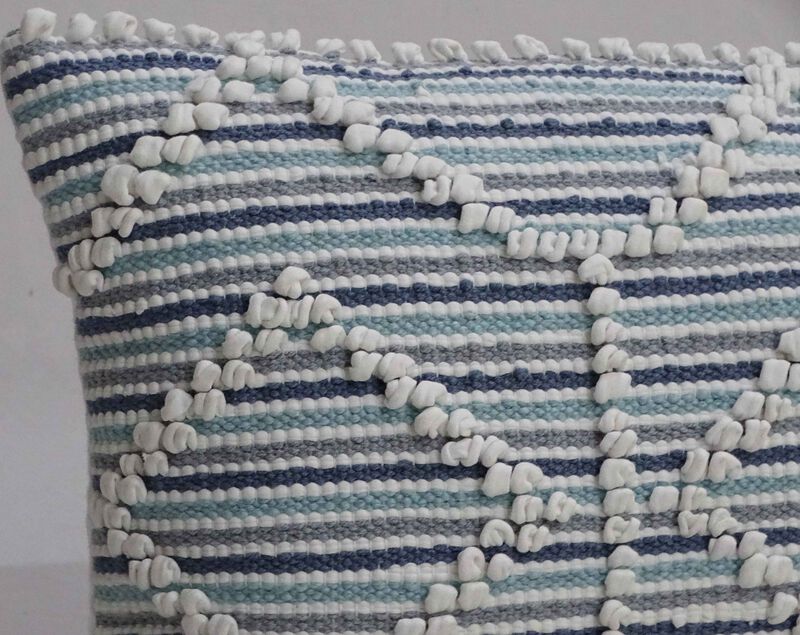 Modern Handwoven 14"X 24" Throw Pillow