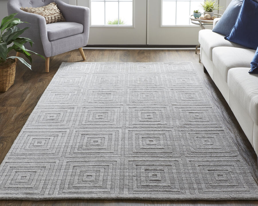 Redford 8670F Gray/Silver 2' x 3' Rug