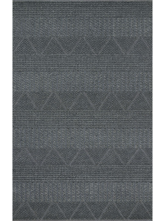 Rowan ROW01 Denim 5' x 7'6" Rug