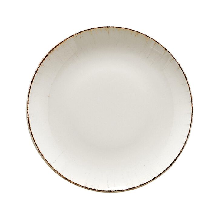 Retro dia.7.5" Round Decorated Porcelain Plate (Set of 4)