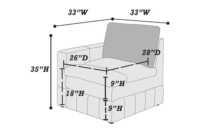 6 Piece Granite Modular Sectional Set