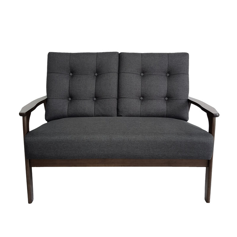 Merax Tufted Loveseat Sofa Accent Sofa