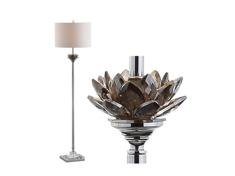 Amelia Crystal / Metal LED Floor Lamp