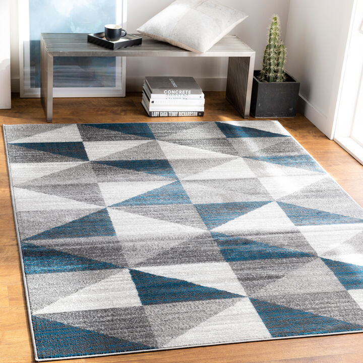 Monte Carlo MNC-2307 3'11' x 5'7' Blue Rug