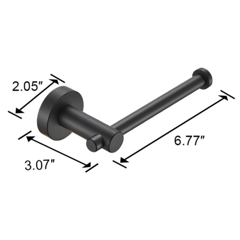 Wall-Mounted Toilet Paper Holder, Thick Space Aluminum