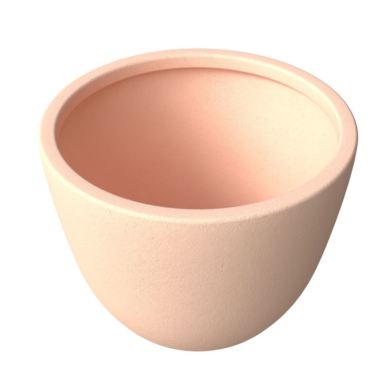 LeisureMod Dahlia Series Fiberstone ans MgO Clay 14" Planter