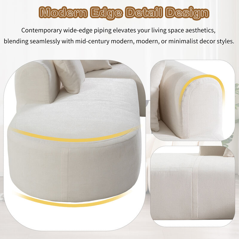 Merax Contemporary Sectional Sofa for Living Room